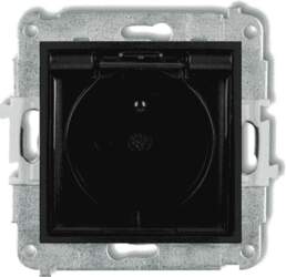 Karlik MINI Splash-proof socket with/with IP44