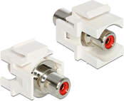 Keystone Module RCA(F)- RCA(F) Red 86305