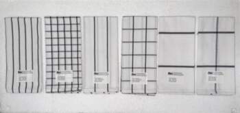 KITCHEN TOWEL SET BASIC 40X60CM 5PCS