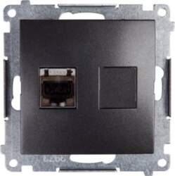 Kontakt-Simon Computer socket single RJ45 cat