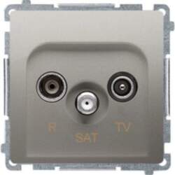 Kontakt-Simon Simon Basic R-TV-SAT antenna socket