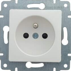 KOS Vena single socket  grounding  shutter