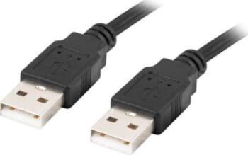 Lanberg CA-USBA-20CU-0010-BK USB cable 1m 2
