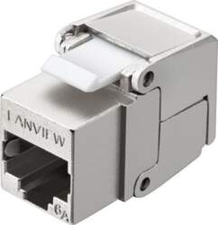 Lanview Cat6a Shielded flip jack 5704174319023
