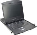 LCD Console 19inch KVM touchpad US