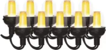 LED light chain 10x10 Party transparent