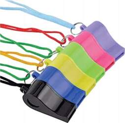 Maxwel Small plastic whistle with a