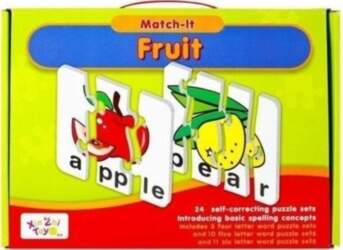 Mega Creative GRA EDUK PUZZLE OWOCE