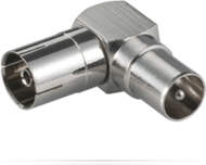 MicroConnect  Coxial Angled Adapter F/M 9