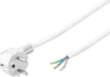 MicroConnect Power Cord 5m Schuko/Open Angled