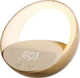 Moye Aurora Glow Lamp with Clock