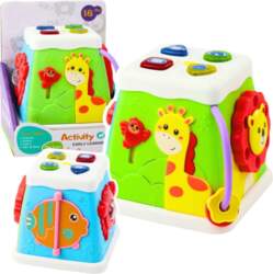 Multifunctional Interactive Educational Cube with Lights