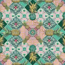 Museums Galleries Karnet kwadrat Pineapple Tile