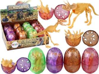 Openable dinosaur egg yellow figurine 9