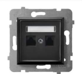 Ospel ARIA Computer socket double cat