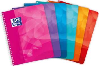 Oxford Circle Notebook A4/80K Lagoon grid