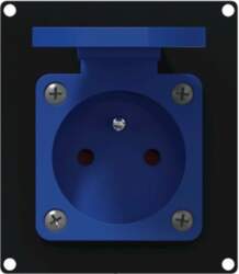 Panel with Schuko CAYMON CASY285F/B output