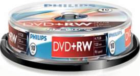 Philips - 10 x DVD+RW -
