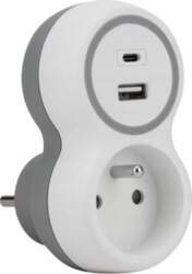 Plastrol Single-use network splitter + USB-A