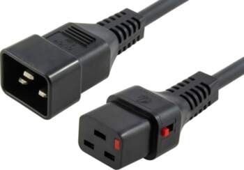 Powercord C19 IEC Lock - C20