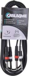 Procab CABLE4ME 2x jack mono 6