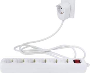 REV Multiple Socket Outlet white 6+1-fold