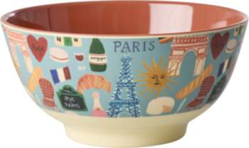 Rice - Melamine Bowl with Paris