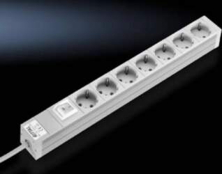 Rittal power strip 48.3cm 7-way