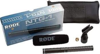 RØDE NTG1 microphone Black Digital camcorder