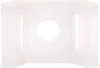 Saddle holder for cable ties white