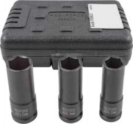 Set of thin-walled impact sockets 1/2``