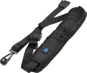 Shoulder camera strap with quick release