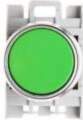 Spamel Control button 22mm green covered