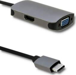 Stacja/replikator Qoltec USB-C - HDMI -