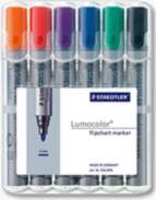 STAEDTLER Flipchartmarker Lumocolor 6St Box 356