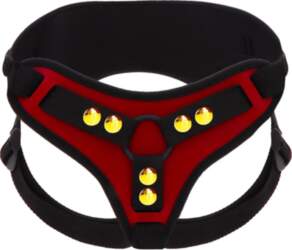 Strap-On Harness Black on Adjustable Harness