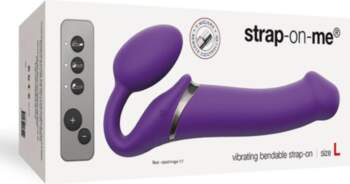 Strap-On-Me - Vibrating Bendable Strap-On L
