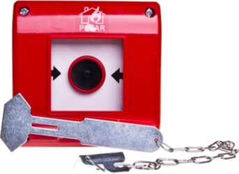 Surface mounting button 1Z red with