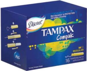 Tamponai TAMPAX Compak Regular  16 vnt