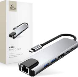 Tech-Protect HB02 HUB Adapter 6w1 USB-C
