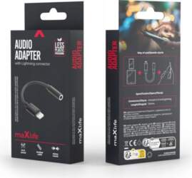 TelForceOne Maxlife adapter audio MXJL-02 jack