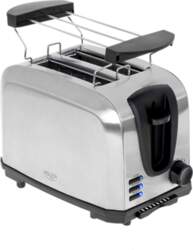 Toaster with roll rack Adler silver