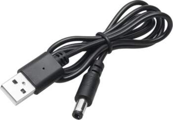 USB A-plug DC 2.5/5.5