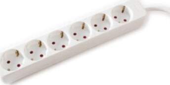 Value VALUE power strip 6-way socket