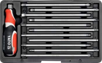 Yato Screwdriver with interchangeable tips on