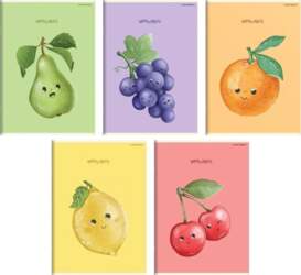 A5/32K notebook  Fruits line (10 pcs)