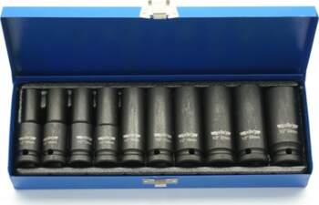 ADLER LONG SOCKET SET 1/2" 10pcs