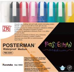 Artequipment ZIG POSTERMAN Medium Black Blue