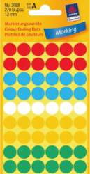 Avery Colour Coding Dots  Assorted Colours