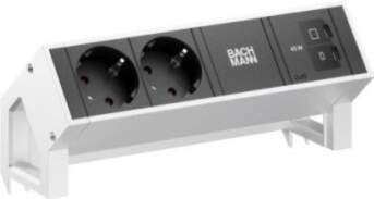 Bachmann DESK2 2xCEE7/3 1xUSB C/C 45